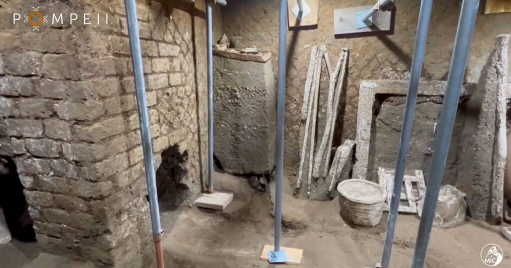 Carpenter's Tools Discovered in Servant Quarters of Civita Giuliana Villa